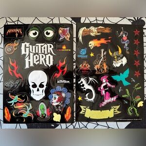 Guitar Hero Stickers
